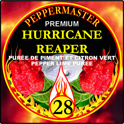 Hurricane Carolina Reaper. Pepper Lime Puree. Extreme. image 1