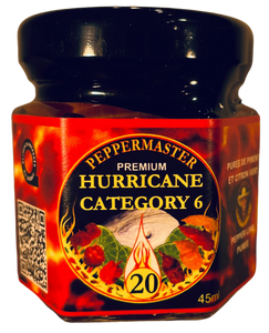 Sauce piquante Hurricane Cat 6 | Une symphonie complexe de saveurs extrêmes et de vagues de chaleur