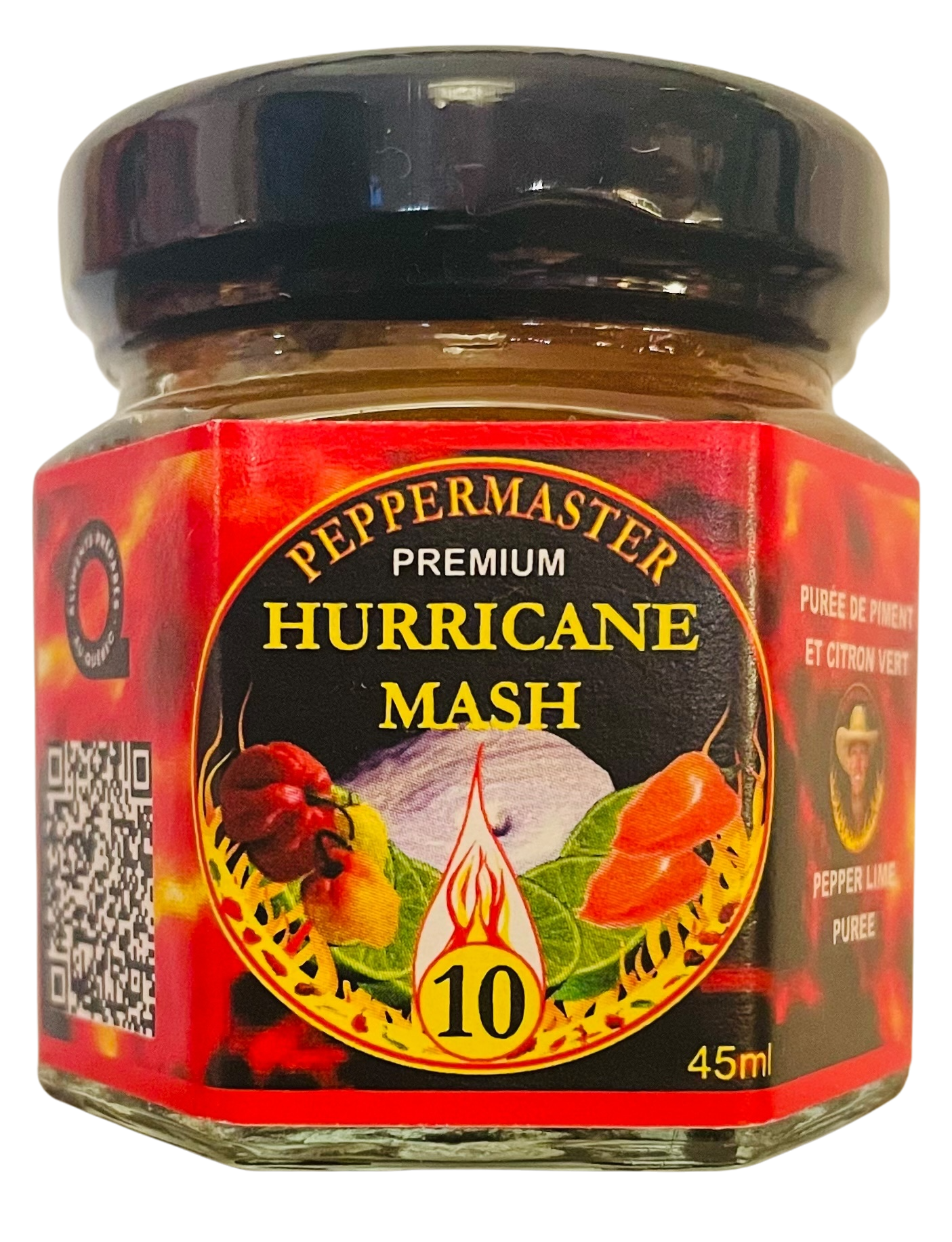 Hurricane Mash. The Original Pepper Lime Puree Hot Sauce.