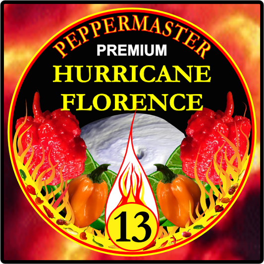 Hurricane Florence. Hurricane Mash plus Carolina Reaper.