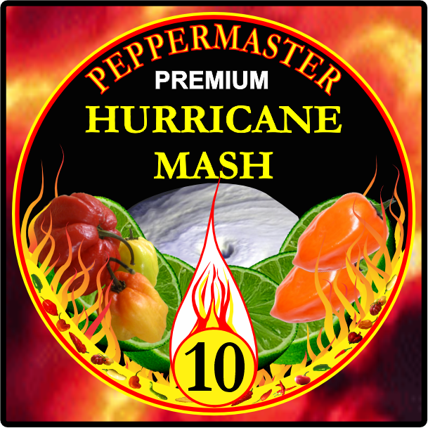 Hurricane Mash. The Original Pepper Lime Puree Hot Sauce.