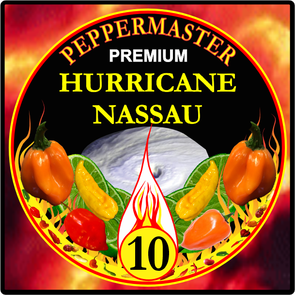 Hurricane Nassau. Hurricane Mash plus Goatpepper, Aji.