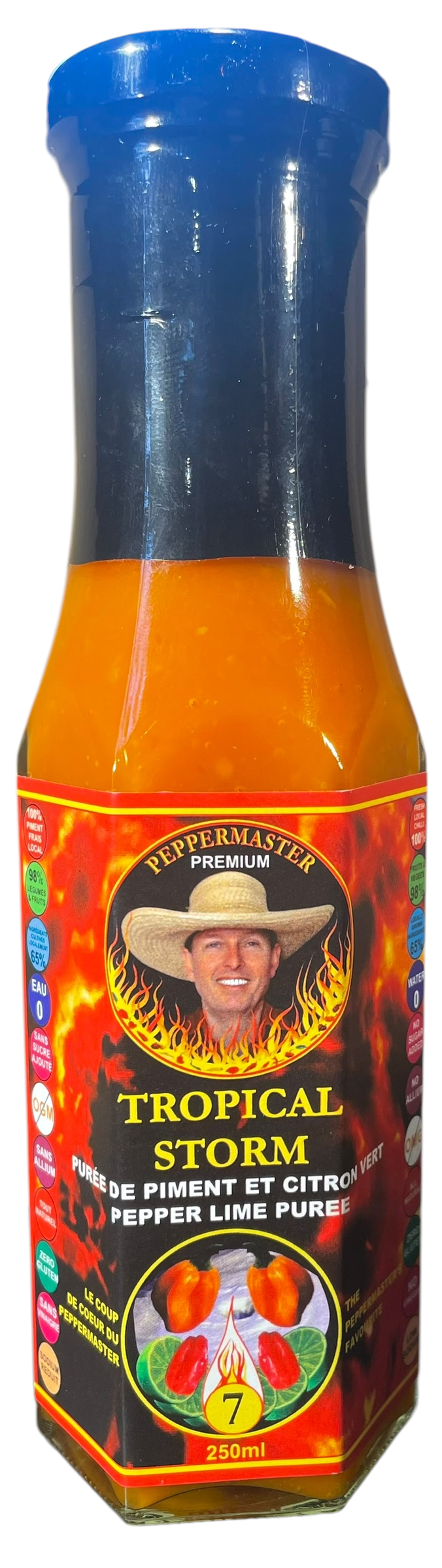 Tropical Storm Hot Sauce | Medium Heat, Bold Flavour | Peppermaster