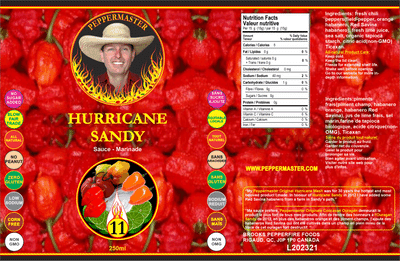 Hurricane Sandy. Hurricane Mash plus Red Savina Habanero. image 4