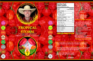 Tropical Storm Hot Sauce | Medium Heat, Bold Flavour | Peppermaster