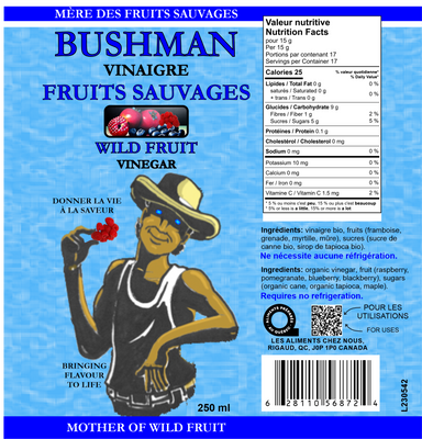 Bushman Wild Fruit Vinegar image 2